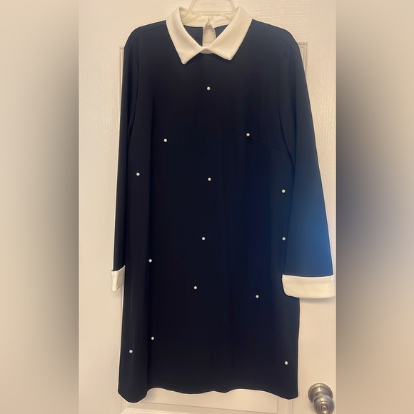 Pearl studded “Wednesday Addams” dress - Picture 1 of 1